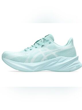 ASICS DYNABLAST 5 running shoes in Soothing Sea/Oasis Green women’s size 8